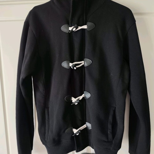 Black jacket-coat size large like new