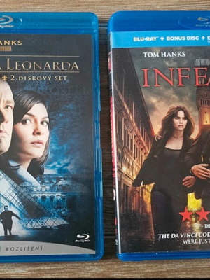 Blu-Ray Inferno & Code da Vinci like new with English subtitles