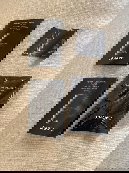 Chanel δύο δείγματα Mascara & δυο δείγματα Fond de teint