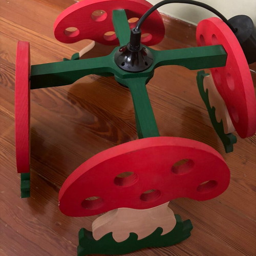 Children's Ceiling Light Mushroom Design like new