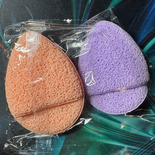 Facial cleansing sponges like new, set of 2 pieces
