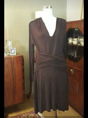 Artisti Italiani dress used, brown, size S