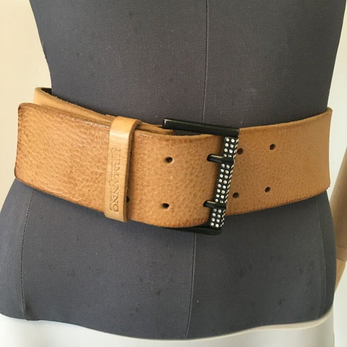 Ermanno Scervino leather belt like new, brown, size 70
