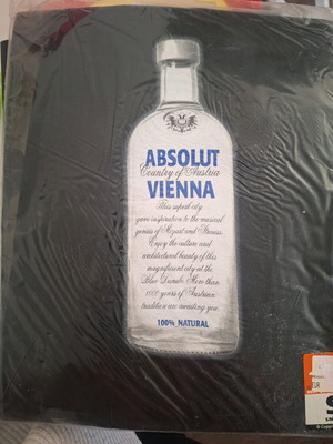 Absolut Vienna T-shirt new, collectible, size small