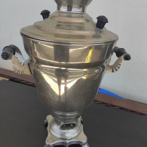 Vintage Samovar Soviet Era Silver-Plated Decorative