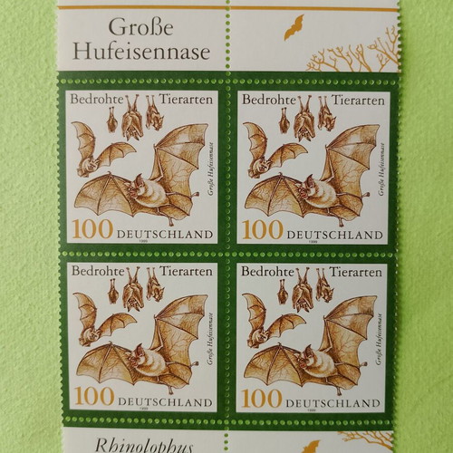 German stamps 1999 first day cover Bonn, unsealed block
