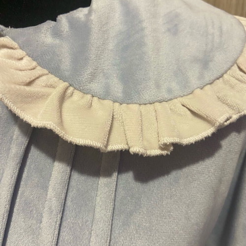 Velvet Lolita Dress like new, grayish blue and beige