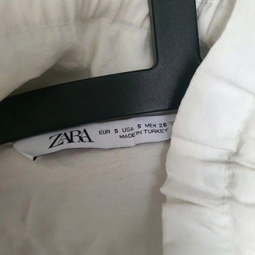 Crop μπουφανάκι Zara άσπρο σαν καινούργιο, καλοκαιρινό ελαφρύ