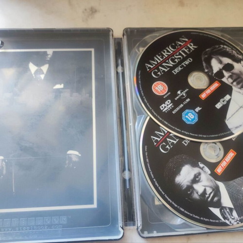 American Gangster steelbook double DVD with English subtitles
