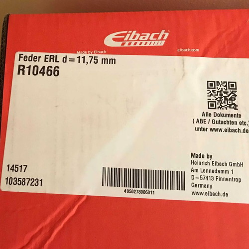 Eibach Springs for BMW 5 Series New