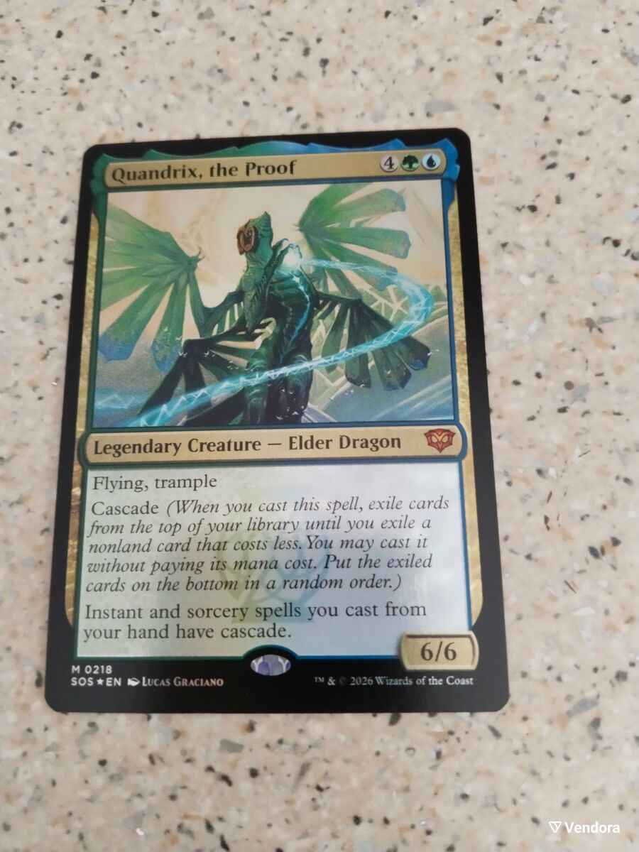 Magic the Gathering Quandrix, the Proof - 7,00 - Vendora.cy Magic the Gathering Quandrix, the Proof - 7,00 - Vendora.cy