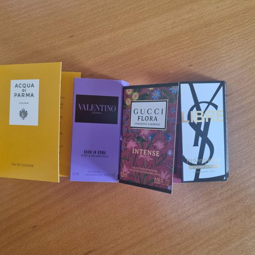 Cologne samples new, pack of 4 small