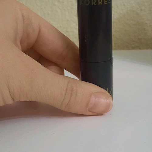 Korres lipstick rose used, number 16