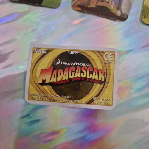 Madagascar cards new, set of 14 pieces