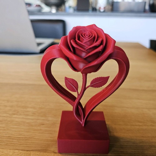 Heart rose red new decorative gift for women