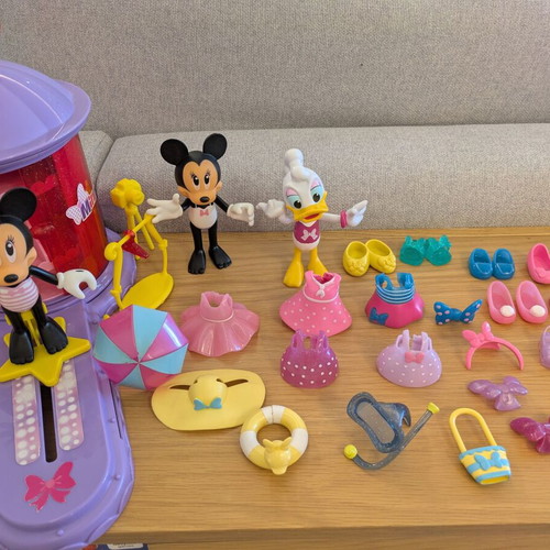 AS Company Minnie Magic Rotating Dressing Room with Accessories used