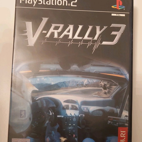 V-Rally 3 PlayStation 2 (PS2) used, DVD not working