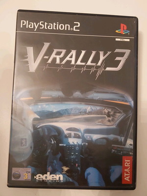 V-Rally 3 PlayStation 2 (PS2) μεταχειρισμένο, δεν λειτουργεί το DVD