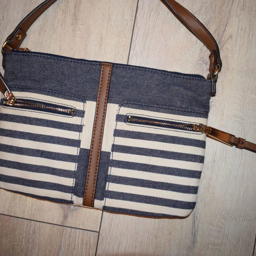Tommy Hilfiger shoulder bag like new, white and blue