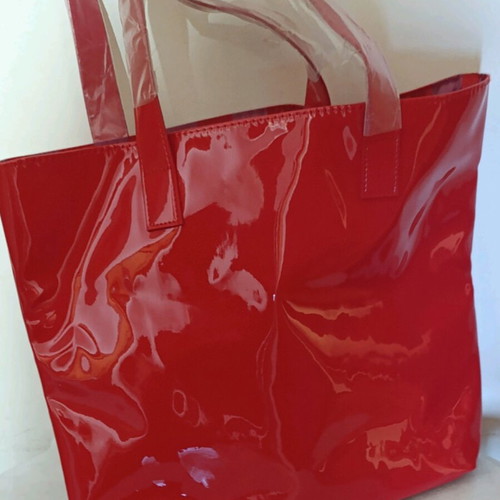 Marc Jacobs red patent leather handbag new