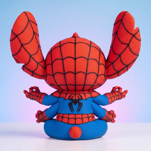 Stitch Spider-Man 4-Armed Meditation Figure Disney x Marvel