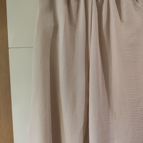 Set top and palazzo pants like new, beige
