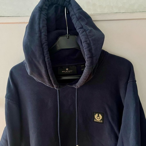 Belstaff hoodie used, cotton, navy, size XXL