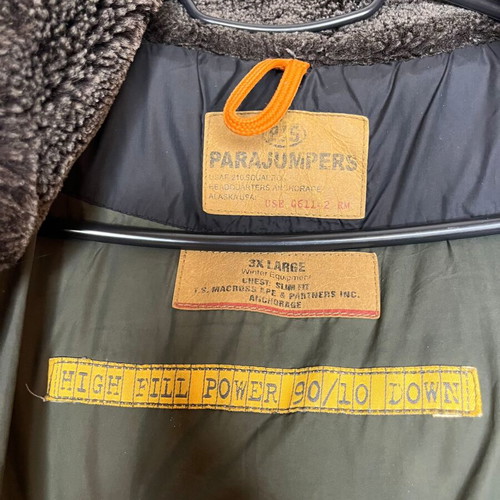 Parajumpers Bold Parka men's parka used, size 3XL, black