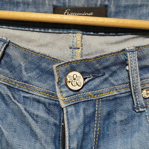 Fracomina low-rise women's jeans, size 30/44, blue