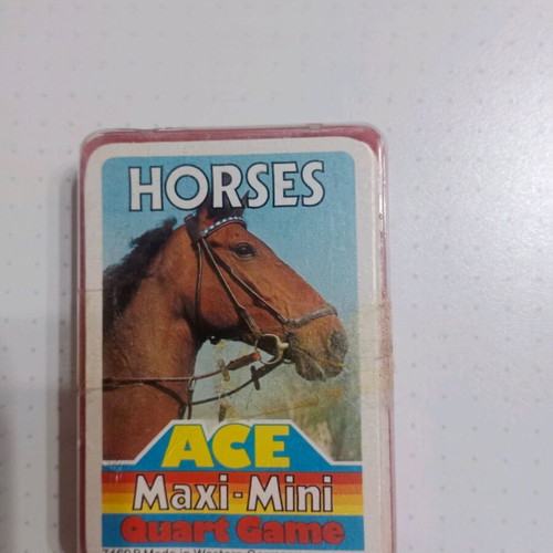 Yperatou Horses Ace Maxi - Mini card game used complete