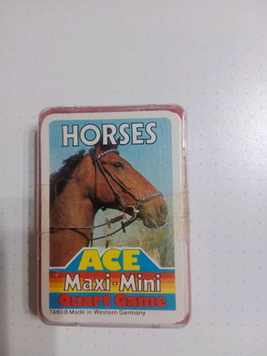 Yperatou Horses Ace Maxi - Mini card game used complete