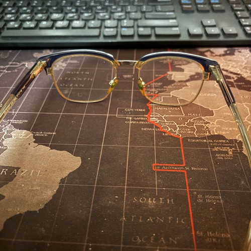 Diesel eyeglasses like new, gray and blue