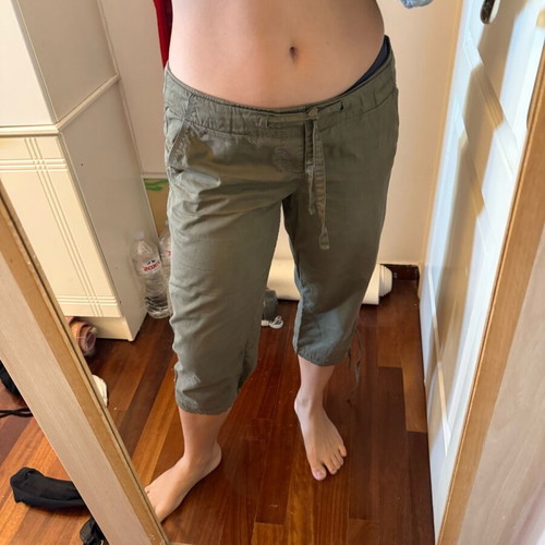 Khaki safari pants Zara like new, size large, cotton