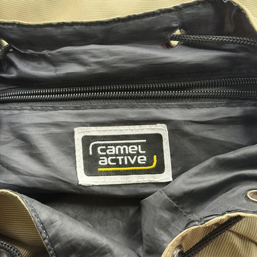 Camel Active Vintage Backpack like new, khaki