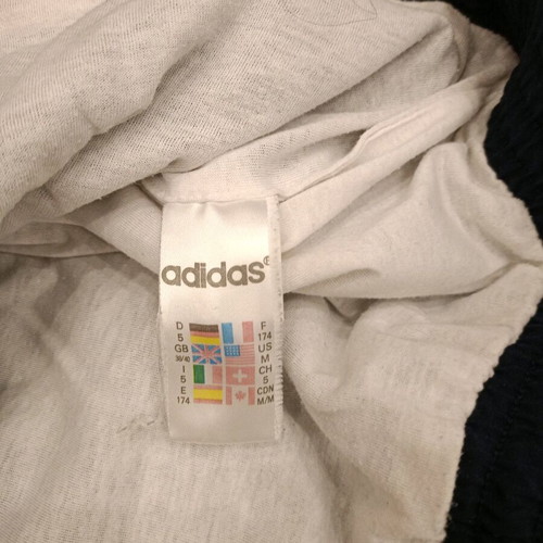 Adidas Vintage Track Jacket used, navy with red details, size M