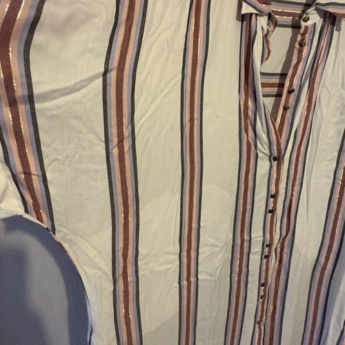Mat women's dress like new, size 5XL, white and multicolor