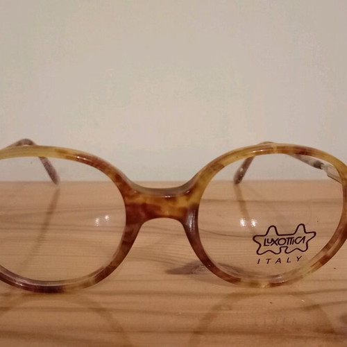 Luxottica Kids Eyeglass Frame Brown Acetate New