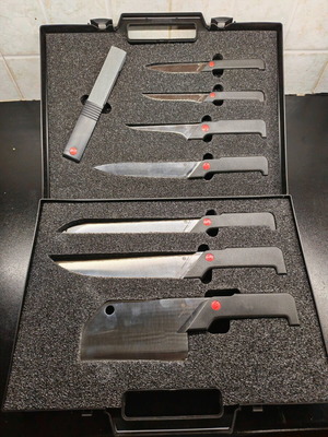 Sedasco Pros Series Professional Knife Set with Case new