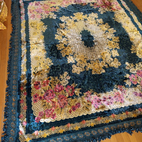 Velvet blanket vintage like new 200 x 230