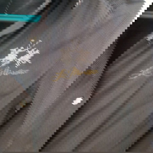 Πουκάμισο La Martina γκρι με ρίγα και κέντημα σε άριστη κατάσταση