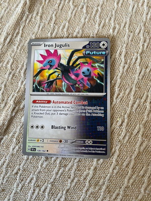 Κάρτα Pokemon Iron Jugulis σαν καινούργια, 139/162