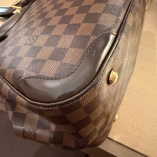 Louis Vuitton Verona mm τσάντα ώμου σαν καινούργιο, καφέ