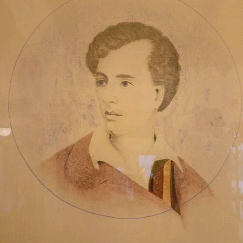 Silk screen printing Lord Byron like new