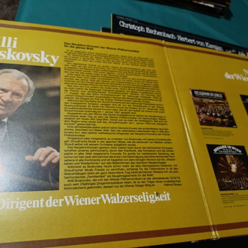 Das Schönste aus den Neujahrskonzerten Wiener Philharmoniker vinyl record, classical