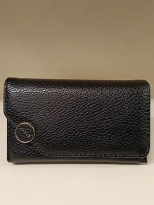 Women's wallet new black synthetic material