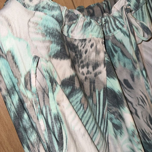 Patiala pants custom made, like new, gray multicolor
