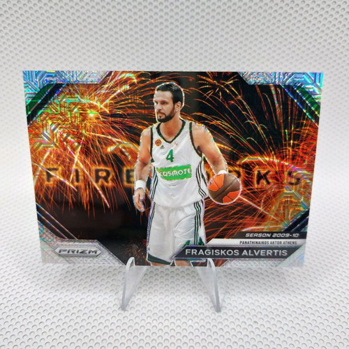 2023-24 Euroleague Prizm Alvertis Fireworks Mojo /25 like new