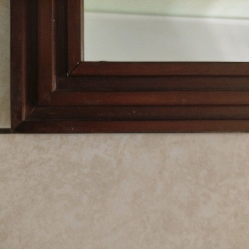 Wall mirror solid wood like new 59.5 x 44.5