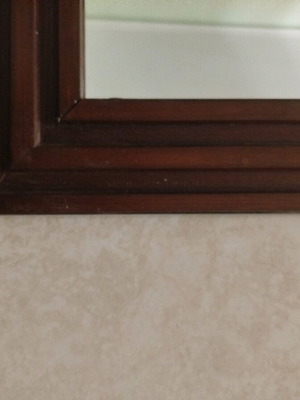 Wall mirror solid wood like new 59.5 x 44.5