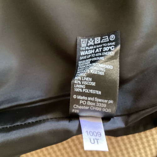 Marks & Spencer black sheath dress size UK 18 like new
